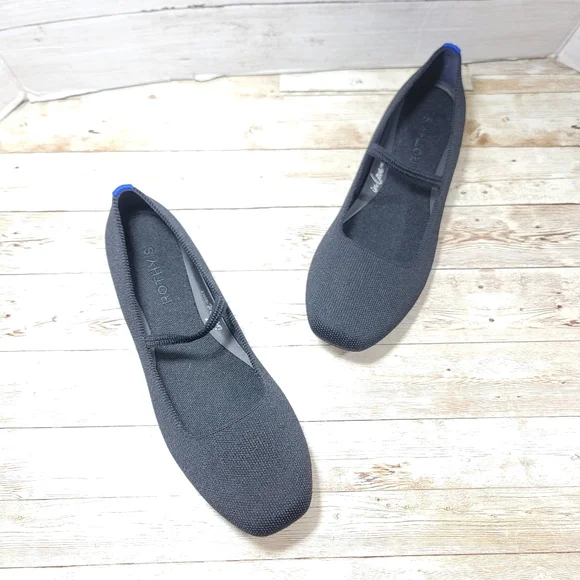 Rothy's The Max Square Toe Mary Jane In black US W 10 - Picture 6 of 11